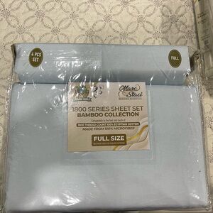 Light Blue Full Size Sheet Set